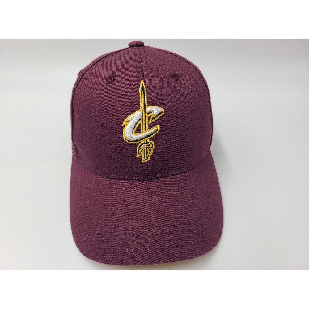 Youth Cleveland Cavaliers Adidas Adjustable Hat Cap Boys NBA Basketball Maroon